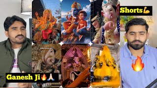 Ganesh Jayanti Short Videos 🔥  Ganesh Ji Shorts ❤️  Ganesh Ji Power Shorts 😈 [upl. by Eelinnej]