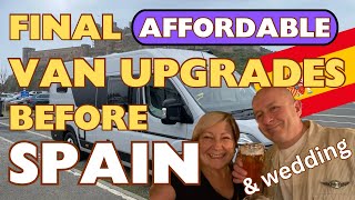 AFFORDABLE Camper Van UPGRADES before SPAIN amp MOROCCO roadtrip [upl. by Kristel]