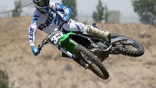 2015 Kawasaki KX250F First Ride  MotoUSA [upl. by Nuaj]