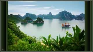 HA LONG BAY VIETNAM with music from Dan Bau [upl. by Zippora]