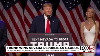 Trump wins Nevada GOP caucus [upl. by Sula]