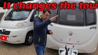 AFFECTS OF TOW BAR HEIGHT Plus used caravans for sale [upl. by Eeleimaj612]