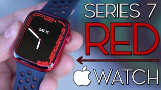 Red Apple Watch Series 7 Unboxing amp First Impressions [upl. by Canada995]