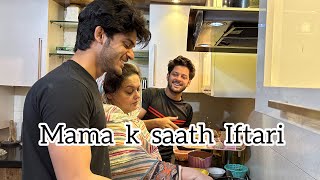 Mama k saath milkar iftar banaye  free ka Kfc 🤣 [upl. by Bobbette]