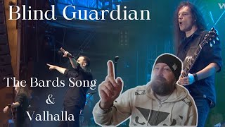 BLIND GUARDIAN  THE BARDS SONG amp VALHALLA  Scotsman Reaction  First Listening [upl. by Ahslek]