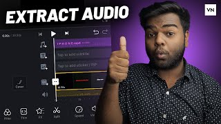 How to Extract Audio in VN App amp Set Audio on Other Video [upl. by Sandler]