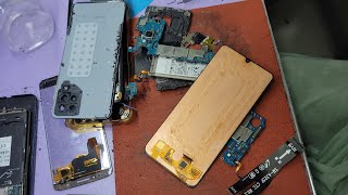 Restoring Samsung A22 Cracked  Can it be Restored Restoration Destroyed Phone [upl. by Brosine]