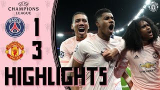 Highlights  Solskjaers young stars stun PSG  PSG 13 Manchester United  UEFA Champions League [upl. by Tally]