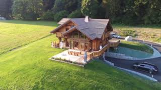 Chalet Poirot Construction filmé avec le drone Anafi [upl. by Meesak397]