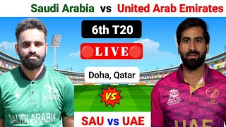 Saudi Arabia Vs UAE Live  SAU vs UAE Live Match Today  Uae Vs Sau Live Match  T20 World Cup Asia [upl. by Swihart]