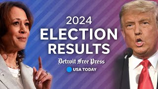 Live Michigan election results 2024 election updates of Harris vs Trump presidential race [upl. by Onabru329]