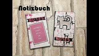 Notizbuch mit Stift basteln Tutorial [upl. by Jameson411]