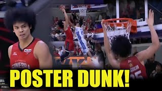 Japeth Aguilar CRAZIEST DOUBLEHANDED Poster dunk and board tapping over the veteran Jayson Castro [upl. by Ahsenet]