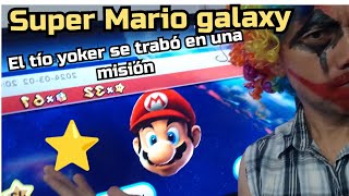 🔴Super Mario galaxy el tío Joker Nintendo Wii Game [upl. by Wittie]