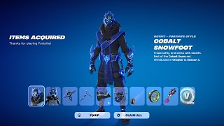 HOW TO GET COBALT SNOWFOOT SKIN IN FORTNITE [upl. by Whitman871]