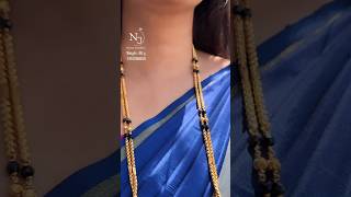 Latest Gold Mangalya Chain collections under 60gramslike subscribe 22ct golddesign [upl. by Yehtomit]