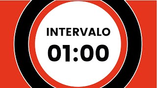 CRONOMETRO  Duración 1 hora  Intervalos de 1 minuto  Sin descanso  Sin música [upl. by Madonna]