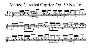 Matteo Carcassi Caprice in D minor Op 59 No 16 played by Kiankou [upl. by Evans433]