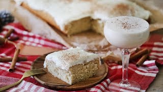 How to Make Eggnog Cake [upl. by Horsey]