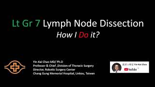 Left Subcarinal lymph node dissection through RATS [upl. by Eissed848]