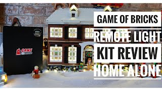 Lego home alone light kit review game or bricks lego lightkit homealone [upl. by Sullivan]