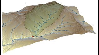 Delimitar una cuenca hidrográfica  obtener red hidrográfica y orden de afluentes en ArcGIS [upl. by Balas]