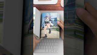 Flipbook Blue Archive MMD Yuuka shorts flipbook [upl. by Prince]