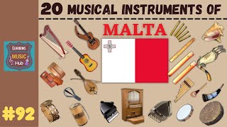 20 MUSICAL INSTRUMENTS OF MALTA  LESSON 92  MUSICAL INSTRUMENTS  LEARNING MUSIC HUB [upl. by Lazaruk]