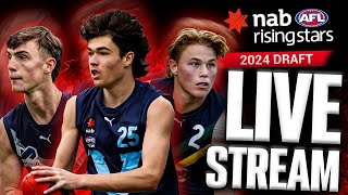 2024 AFL Draft  Day 1  Live Stream [upl. by Refotsirhc]