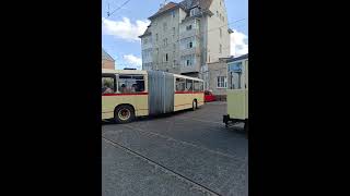 Rheinbahn 8291 MAN SG192 Baujahr 1974 Abfahrt als Sonderfahrt nach Mettmann [upl. by Hakeber176]