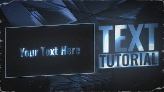 ALIGHT MOTION TEXT TUTORIAL \  Ae Inspired Glow Text  free xml preset [upl. by Jerrilee]