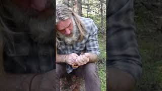 FLINTKNAPPING  Final Touches on Dacite Laurel Leaf Atlatl Dart Point [upl. by Ez264]