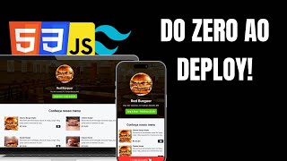 Projeto do zero ao deploy com HTML CSS TailwindCSS JavaScript  AULA 02 [upl. by Ahsemad]