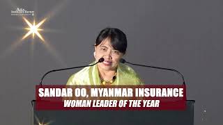 WOMAN LEADER OF THE YEAR  SANDAR OO [upl. by Aynod]