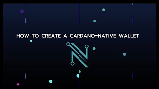 How to create a Cardanonative wallet  tutorial Nami wallet [upl. by Launam]