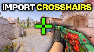 How to Import Crosshairs in CS2  Get ANY Crosshair [upl. by Tobey412]