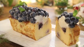 ブルーベリーのチーズケーキの作り方・レシピ Cheesecake of blueberry recipe｜Coris cooking [upl. by Adnuahsor78]