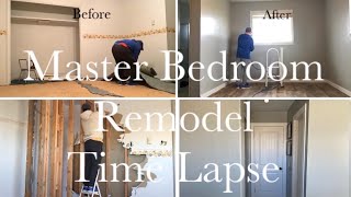 Master Bedroom Remodel  Time Lapse Papa Lolly [upl. by Lehcim]