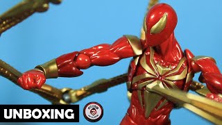 REVOLTECH AMAZING YAMAGUCHI IRON SPIDER  UNBOXING EN ESPAÑOL [upl. by Llenahs902]