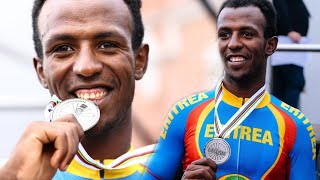 Eritrean Biniam Girmay Wins Eritrea First Ever Silver Medal at UCI World Championships 2021 u23 [upl. by Ofori243]