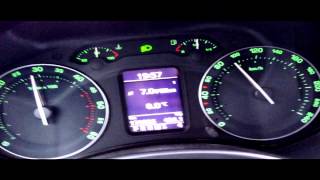 Skoda Octavia 20 TDI DSG  Acceleration  Kickdown [upl. by Seaden469]