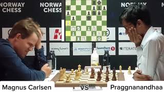 Magnus Carlsen Vs Praggnanandhaa  Norway Chess • 2024 [upl. by Martinelli851]