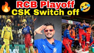 TATA IPL 2024  RCB vs CSK Match Review  RCB Playoff  Virat Kohli  MS Dhoni  Prakash RK [upl. by Refinaj986]