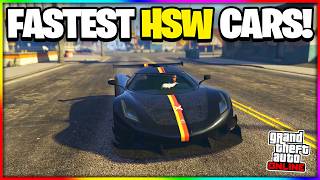 Top 10 Fastest HSW Cars in GTA Online 2024 Updated [upl. by Ayojal]