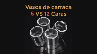 Comparativa vasos de Carraca 6 Vs 12 caras  Español   Ratchet socket [upl. by Anirbac]