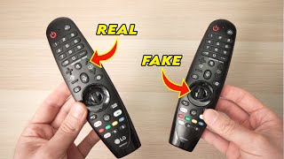 LG Magic Remote Real vs Fake  How to Spot the Difference [upl. by Reneta]