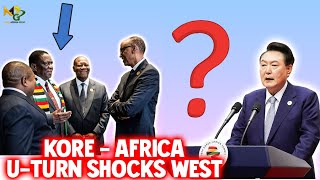 Africa Leaders Reaction at KOREA  AFRICA Summit shocks the WEST [upl. by Novad]