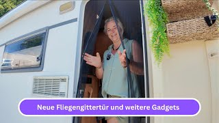 Camper Alltag 🚐 aus Bad Schwartau  Neue Fliegengittertür und andere Gadgets für Muckel [upl. by Tatianas]