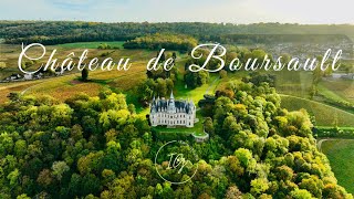 CHÂTEAU DE BOURSAULT CINEMATIC DRONE [upl. by Enelyak538]