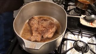 TBone Steak in a Brown Onion Gravy Cajun Style [upl. by Oirram]